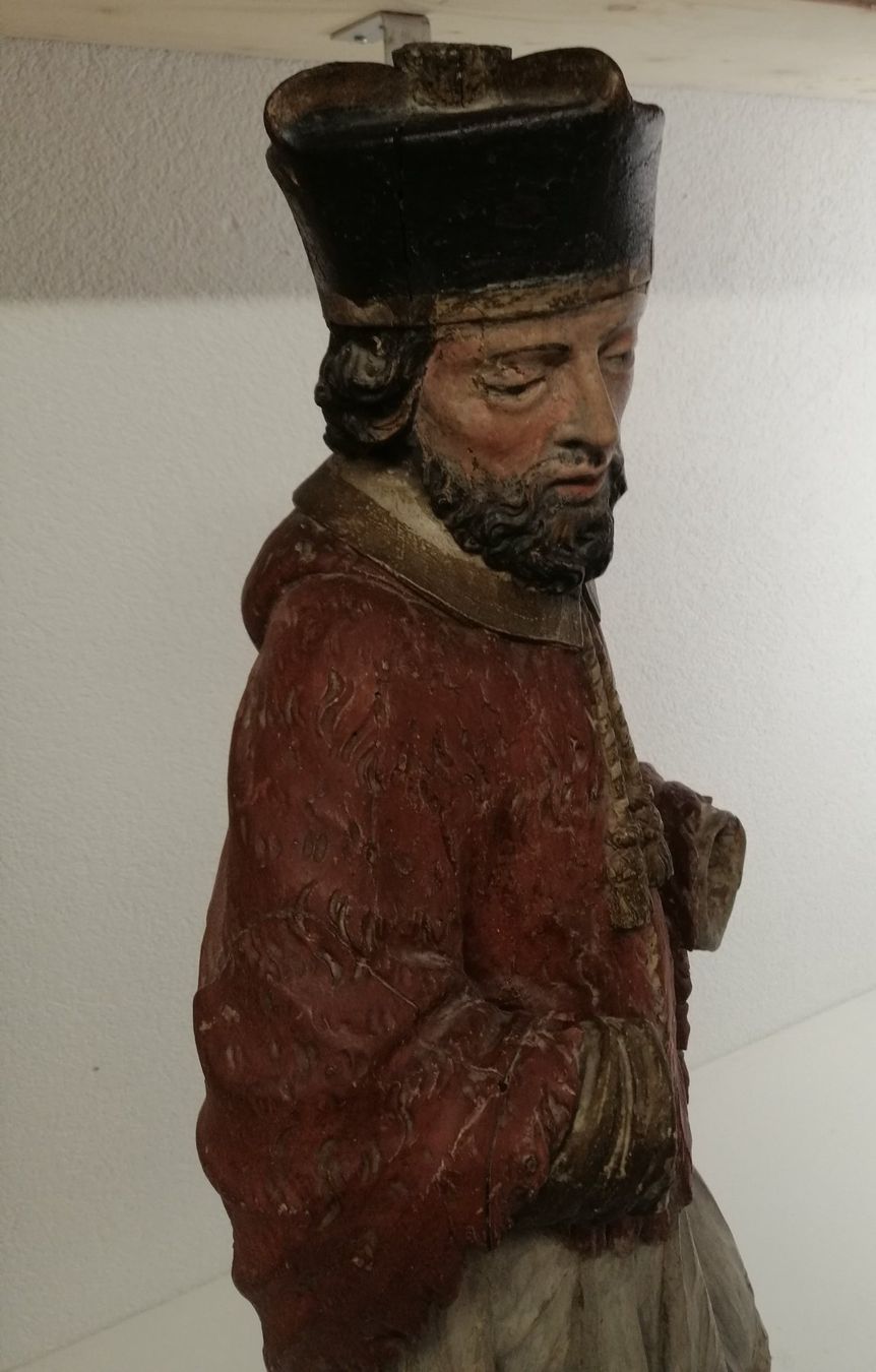Skulpturen & Statuen: Antike Skulptur "Hl. Nepomuk" 18.Jh. – Gebraucht aus Mörschwil von Erwin8242 2