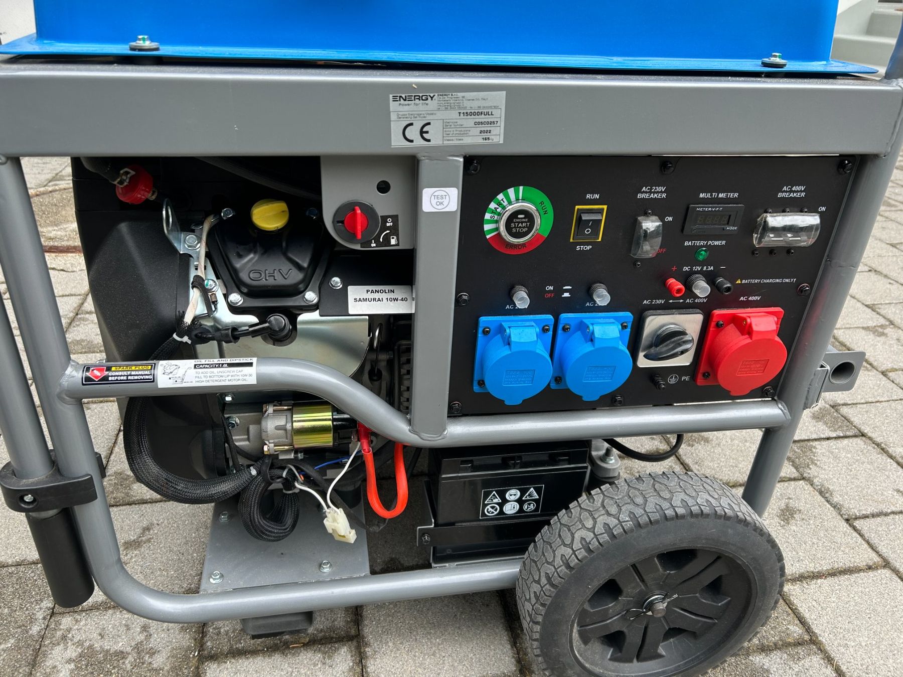 Stromgeneratoren: Generator 15KVA Benzin – Gebraucht aus Walkringen von Fiat411 4