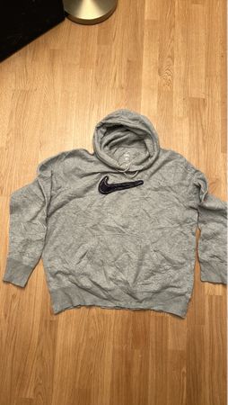 Nike Kapuzenpullover grau mit Swoosh Grösse XL gebrauch