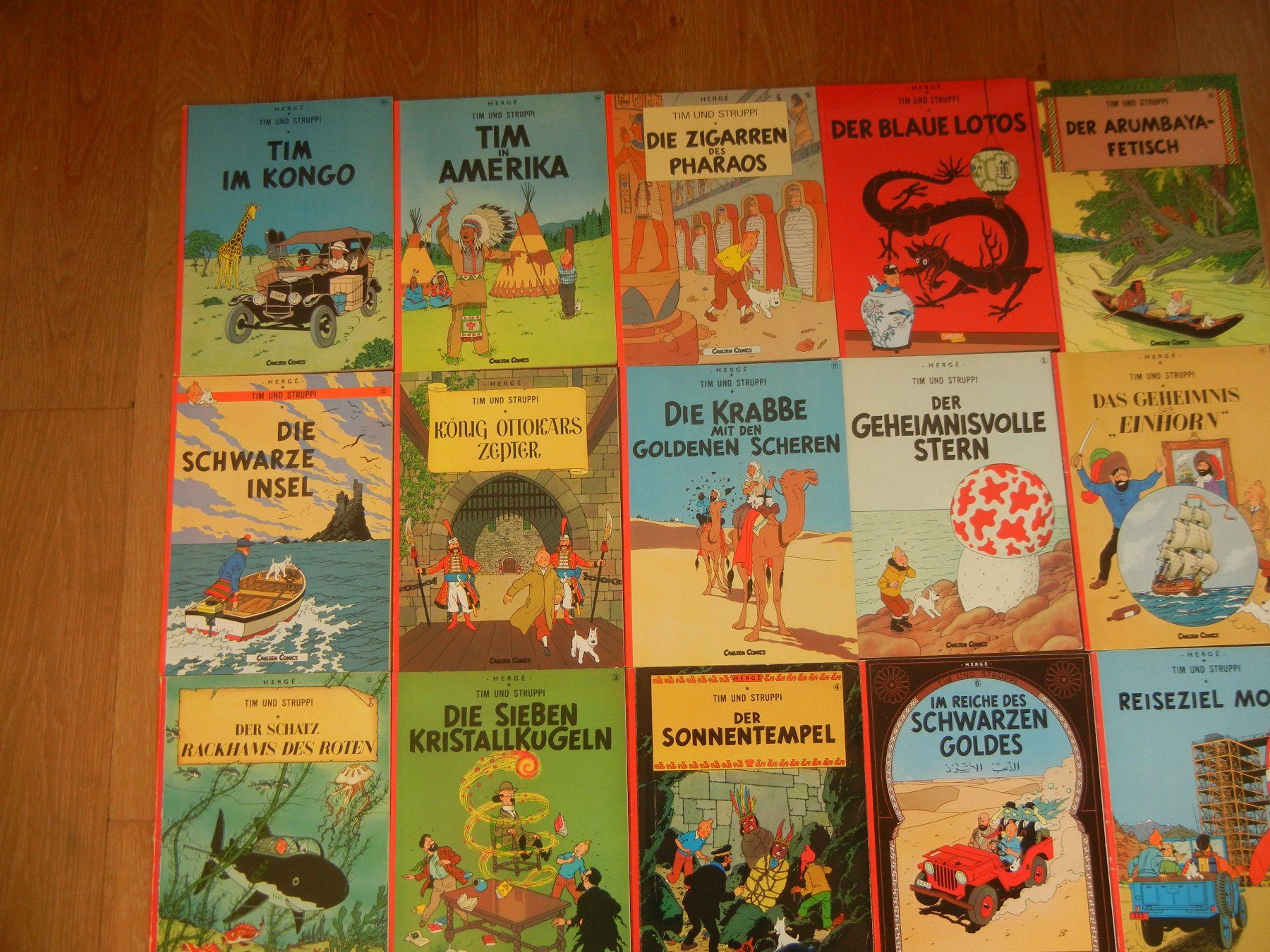 Fumetti: Comic - Tim und Struppi - alle 23 Bände - komplette Sammlung – Usato da Langendorf venduto da sonntag10 2