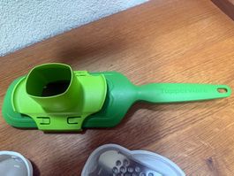 Tupperware Profi-Reibe mit Fingerschutz und 3 Einsätzen NEU!