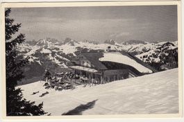Berghaus Wasserngrat "GSTAAD Stempel" an "de Ribbentrop" !!
