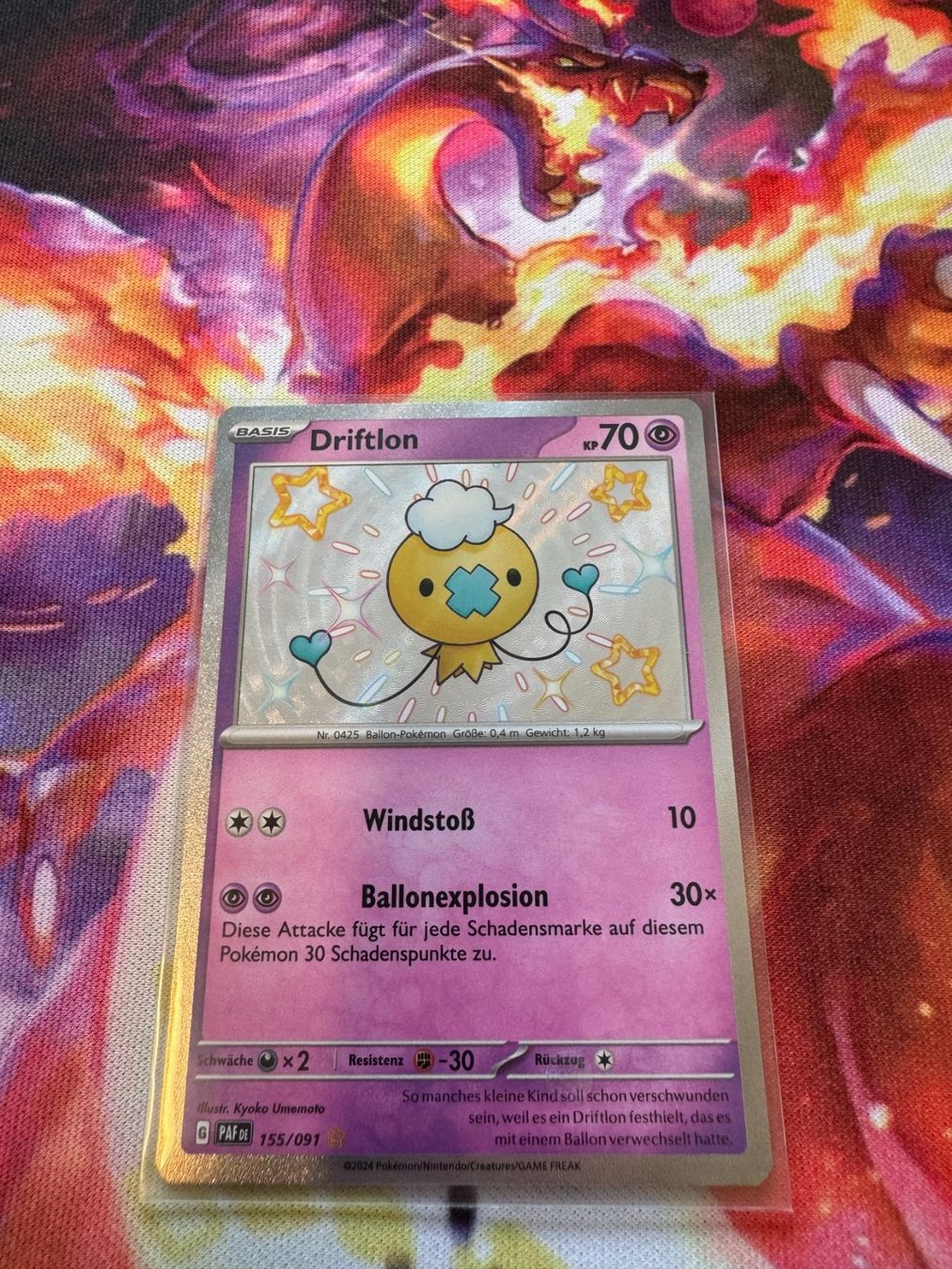 Pokémon Carte collezionabili: Driftlon (PAF 155) / Paldeas Schicksale – Nuovo (secondo la descrizione) da Bülach venduto da CherryBlu