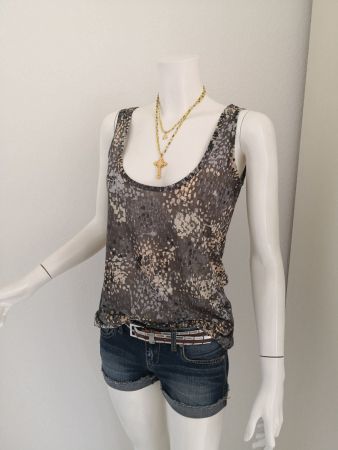 🤩MANGO TWINSET: TRÄGER TOP MUSTER & TOP GRAU NEU & D&G P.