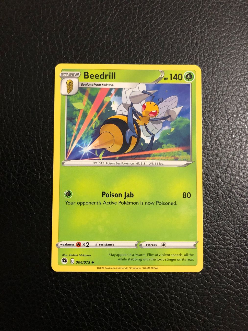Pokémon Sammelbilder & Trading cards: Champion's Path - Beedrill 4/73 Ab 1 – Gebraucht aus Paradiso von Pkmn10