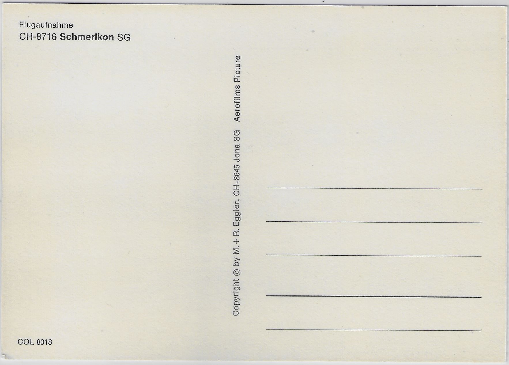 Cartoline postali: Flugaufnahme Schmerikon SG – Antico da Ettingen venduto da Kartenplanet 1