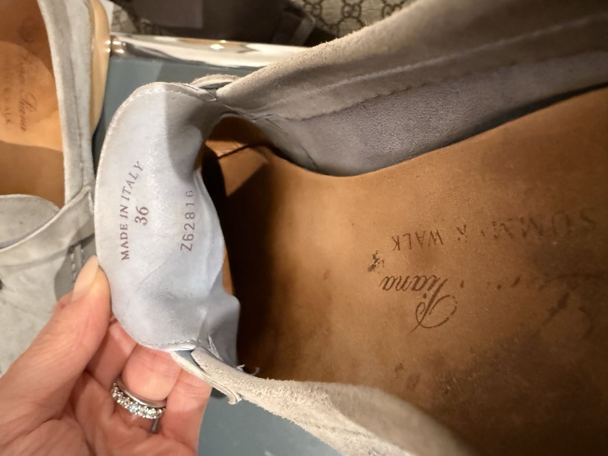 Scarpe da donna: Lora Piana Summer Walk Slipper Hellblau Gr.36 – Usato da Neuhausen am Rheinfall venduto da stundgirl 2