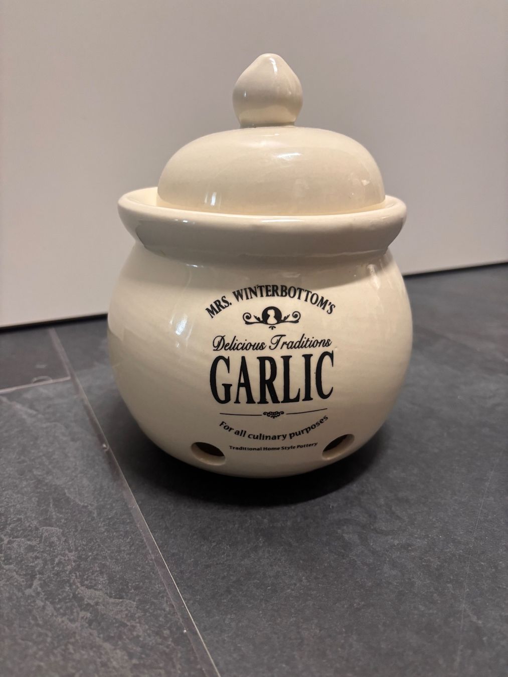 Casseroles: Vorratsdose Knoblauch Keramik – D'occasion à Kaisten par kac_8gpl