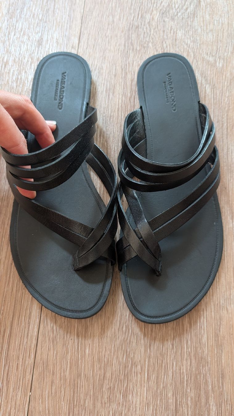 Vagabond Damenschuhe: Vagabond Leather  flip flops – Neu (gemäss Beschreibung) aus Ettingen von hms_w27b 2