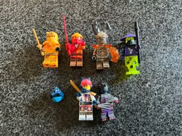 LEGO Ninjago Figuren Set 6-teilig ,gebraucht, mit Wolfskopf