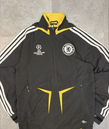 Adidas Chelsea Jacke, Top Zustand, Grösse S, Schwarz/Gelb
