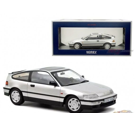 Honda Modellini d'auto: HONDA CRX 1990 MASSSTAB 1:18 SILBER – Nuovo e nell'imballaggio originale da Erlenbach im Simmental venduto da Model_box 6