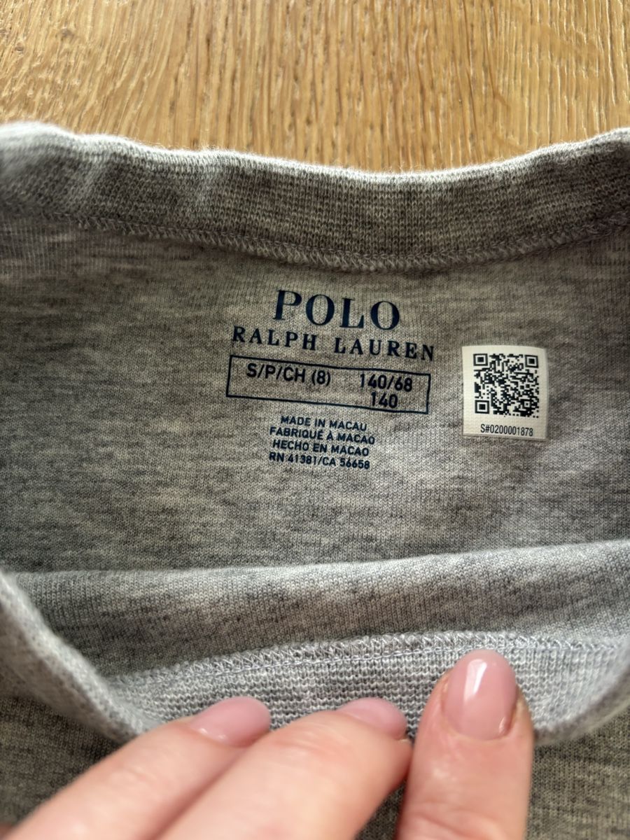 Ralph Lauren Pullover & Sweatshirts: Ralph Lauren Pullover, Gr. 140, Grau, Neu mit Etikett – Neu und originalverpackt aus Augst BL von fine-art 1
