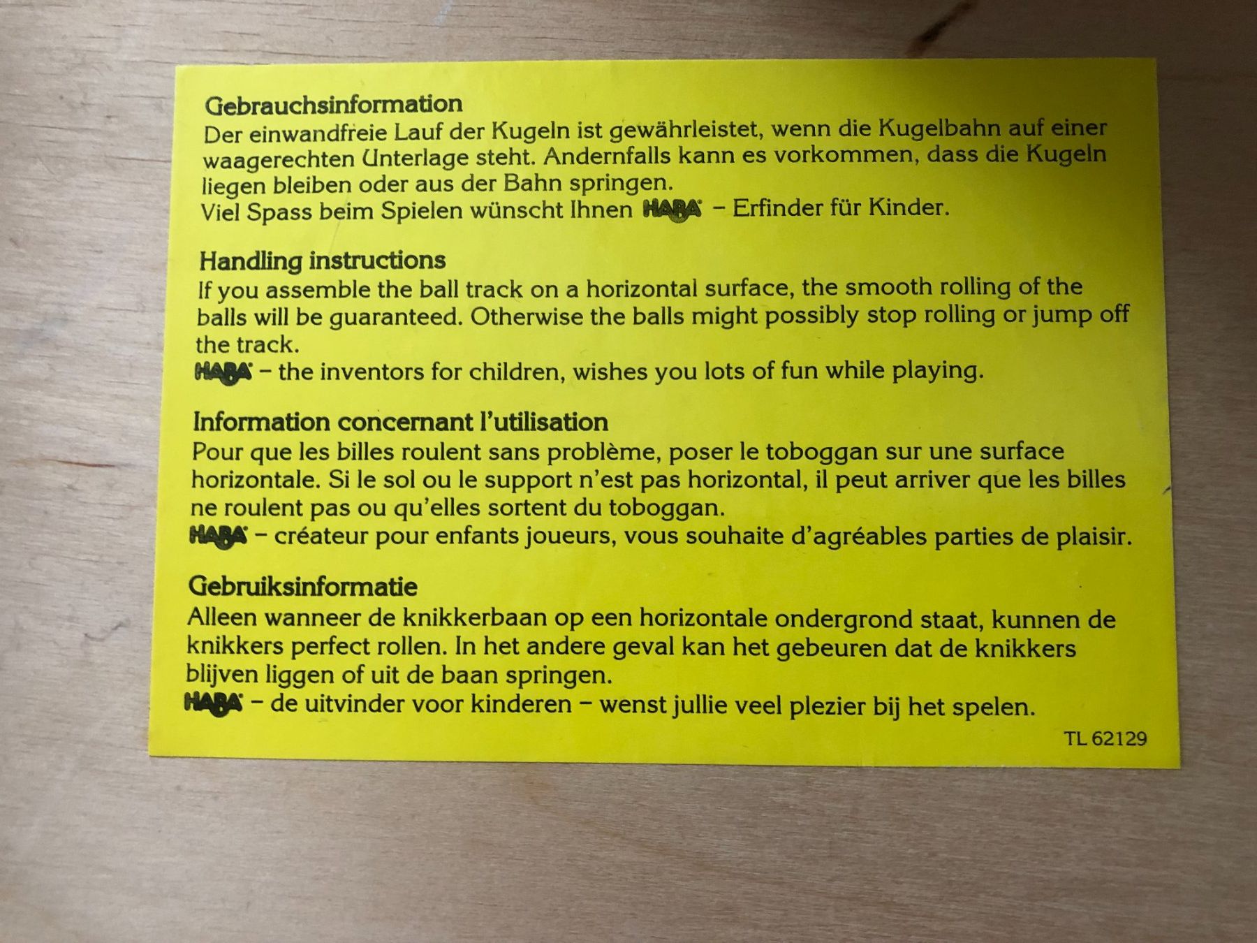 Haba Giocattoli: Haba Holz-Kugelbahn – Usato da Bassersdorf venduto da sammelfloh 7