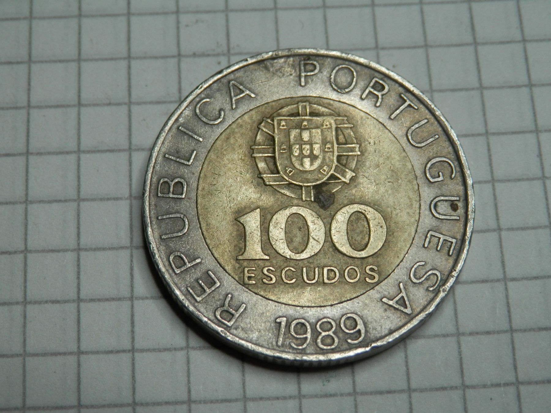 Alle Münzen: Portugal 100 Escudos, 1989 – Gebraucht aus Weiach von weiach81 1
