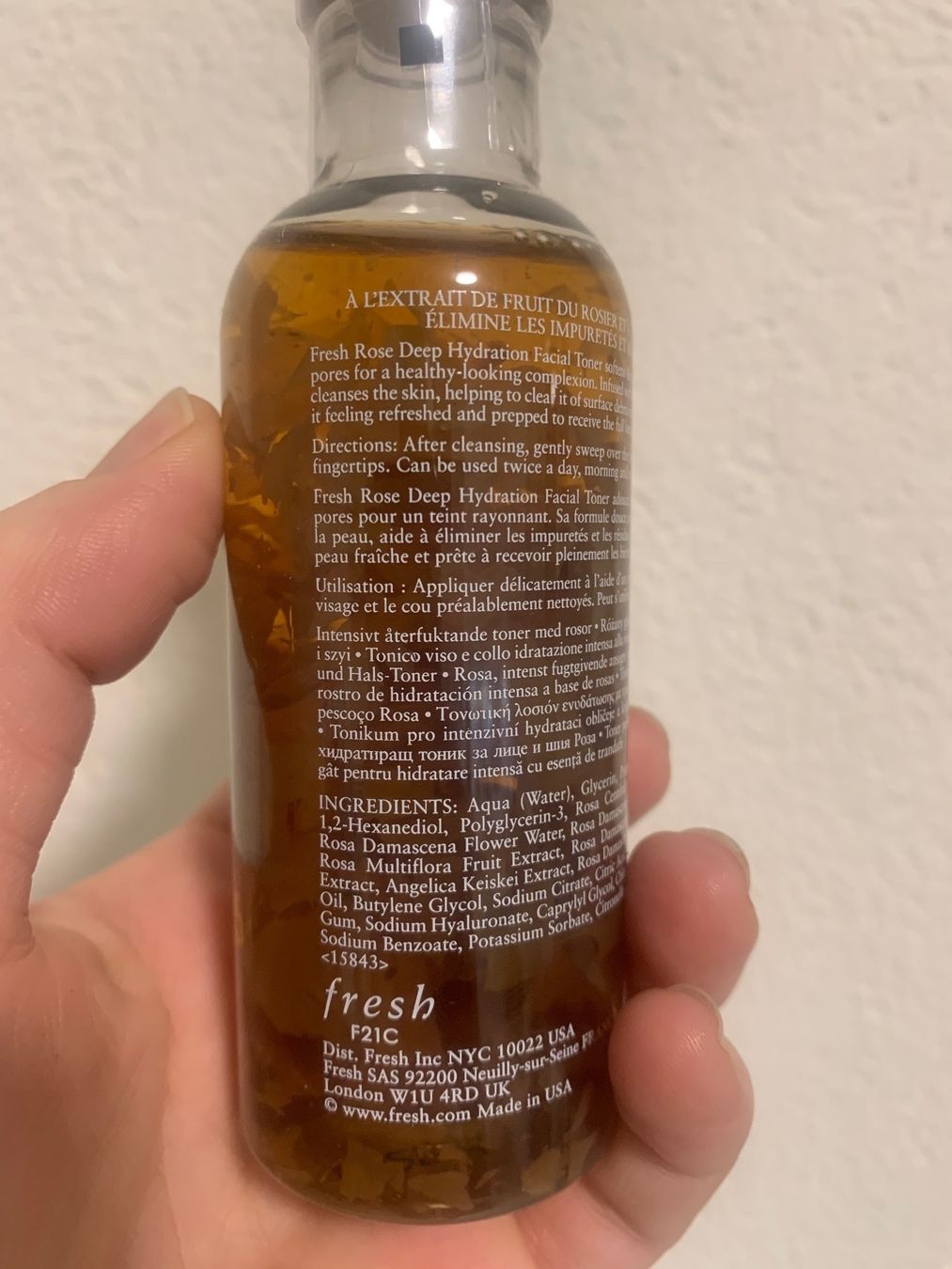 Sephora Cura del viso: Fresh Rose Deep Hydration Toner  Ladenpreis CHF 35.50. 100ml – Nuovo e nell'imballaggio originale da Zürich venduto da deruja 3