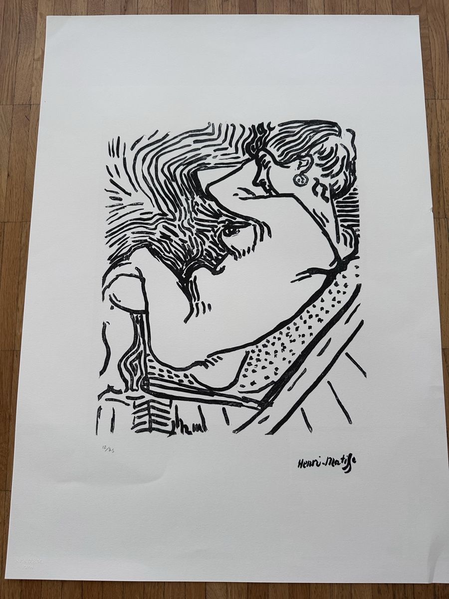 Grafica & Litografie: Henri Matisse - Reclining Nude Lithograph – Usato da Zürich venduto da Ddechkovd