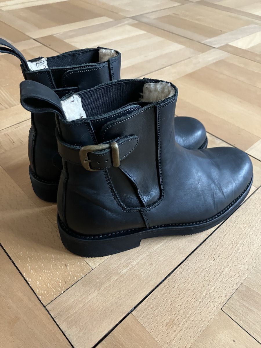 Damenschuhe: Lederschuh gefüttert mit Lammfell – Gebraucht aus Zürich von annalaila 2