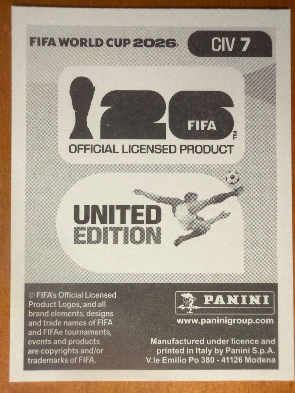 Panini Sammelbilder & Trading cards: Panini CIV7 – Neu (gemäss Beschreibung) aus Susten von Rechnun 1