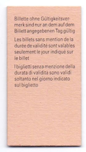 Biglietti: Billette Landquart - Maienfeld 1988 – Usato da Langenthal venduto da Sammlungs_aus 1