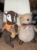Herbst Deko: 2 herzige Tiere