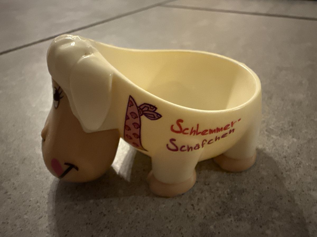 Altre Stoviglie: Wie NEU: Eierbecher Schlemmer Schäfchen Schaf – Nuovo (secondo la descrizione) da Niederbüren venduto da funkel06