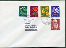 B163) 1959 Pro Juventute Satzbrief Kt. 20.-
