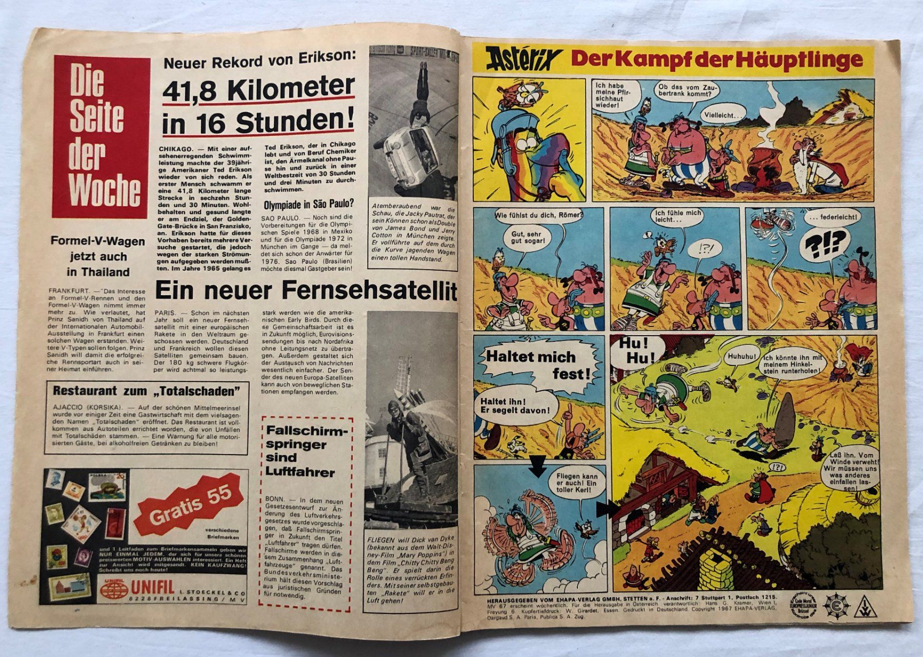 Fumetti: Mickyvision - MV-Heft - Nr.24/44 - 1967 – Usato da Schaffhausen venduto da durruti 2