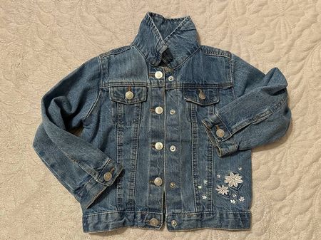 Kids Jeansjacke mit Knöpfen 