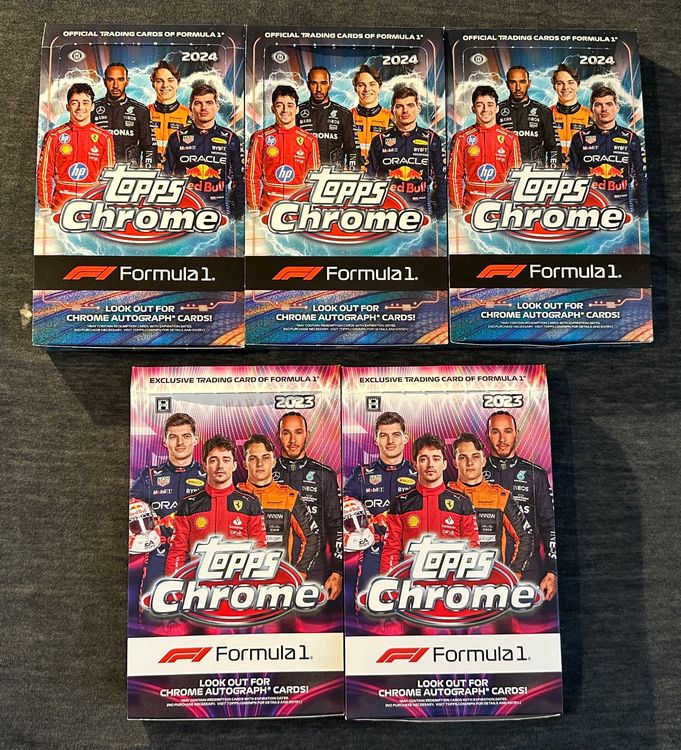 Topps Carte collezionabili: FORMULA 1 TOPPS CHROME 24/25 & 23/24 – Nuovo (secondo la descrizione) da Binz venduto da Cediboy 9