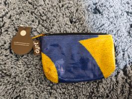 "dyrt Design" Recycle Kleines Necessaire gelb/ blau Neu!