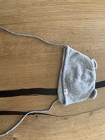 Maximo Babymütze, Gr. 37, Grau mit Ohren, Top Zustand!