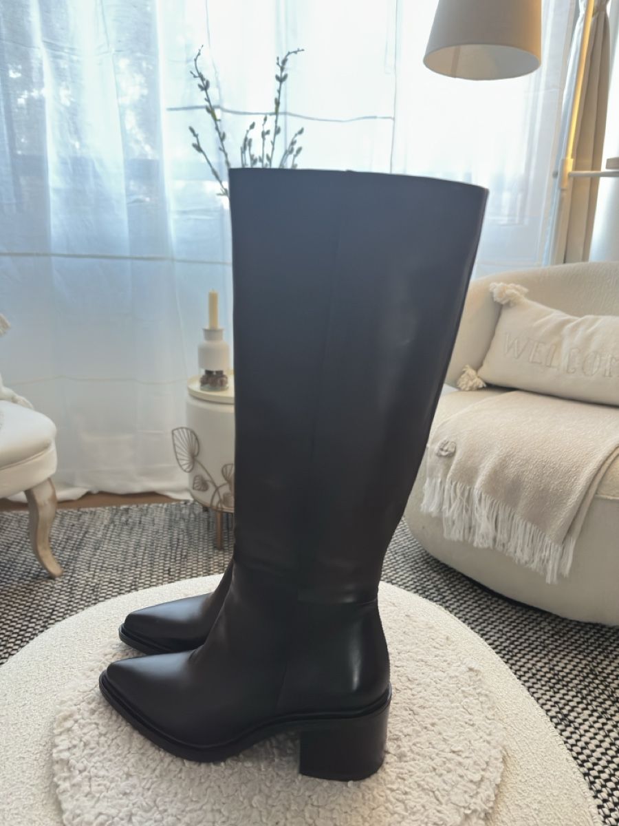 Scarpe da donna: Leder Stiefel Café/36 NEW – Nuovo e nell'imballaggio originale da Meggen venduto da AuDa17 5