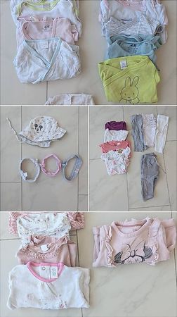 27teiliges sommerliches Kleiderpaket Gr. 68