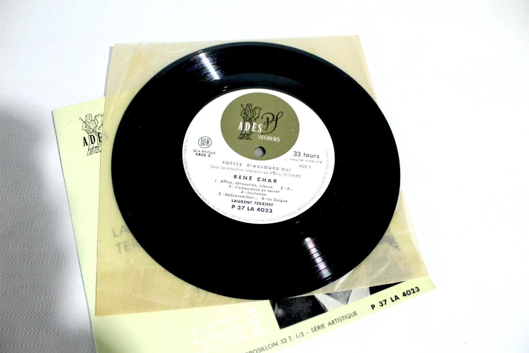 CD: RENE CHAR: Dit Par Laurent Terzieff – Usato da Bern venduto da vinyl-heaven 3