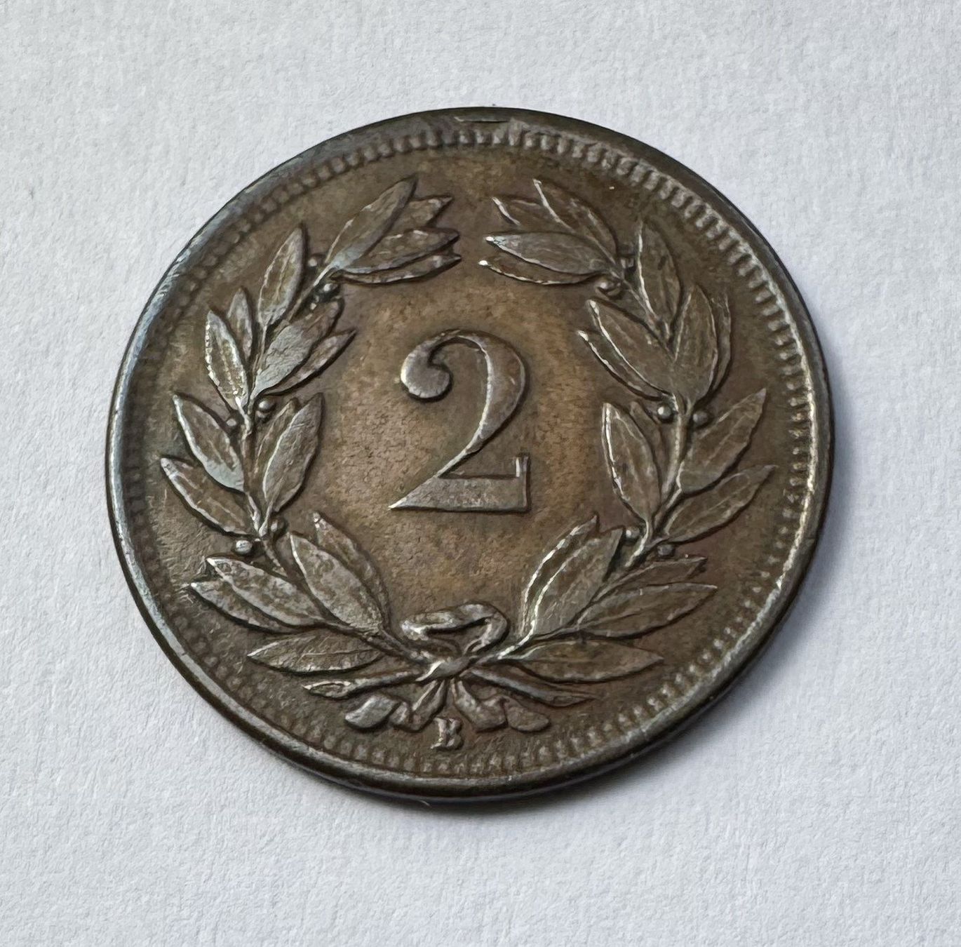 Tutti le monete: 1870 2 Rappen -unz – Usato da Kirchberg SG venduto da Helveticus00 1