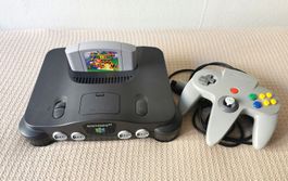 Nintendo 64 Konsole mit Expansion Pak, Controller + Mario 64