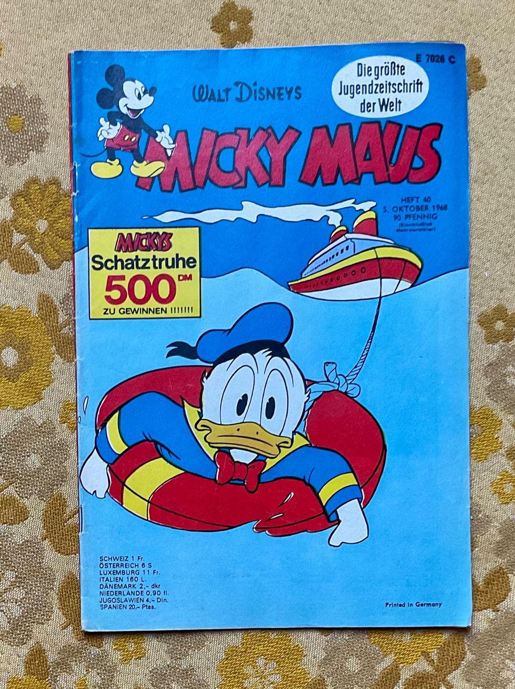 Comics: Micky Maus Heft Nr 40 von 1968 – Gebraucht aus Endingen von nathan05
