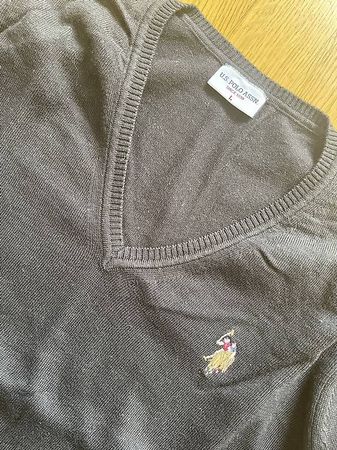 Polo Pullover schwarz L