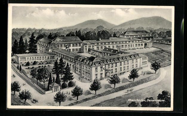 Cartoline postali: AK Rheinfelden, Sanatorium – Usato da Berlin venduto da bartko-reher