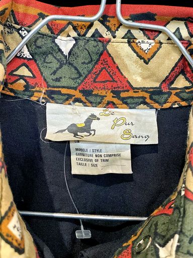 Camicie: De Pur Sang Western-Stil Button-Down Hemd mit Aztekenmuster – Usato da Zug venduto da vinokilo 3