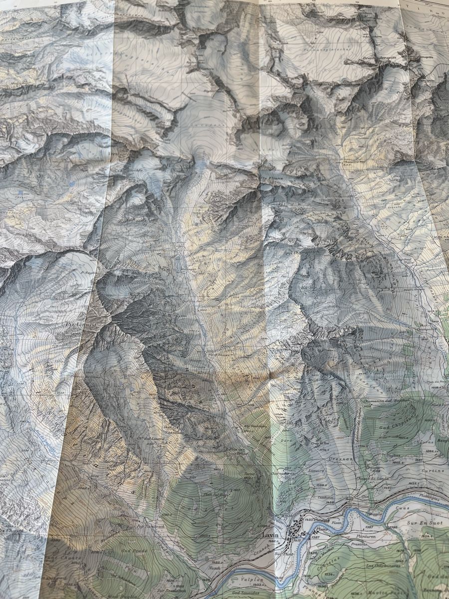 Landkarten & Atlanten: Silvretta landkarte 1962 – Gebraucht aus Aesch BL von shuja01 1