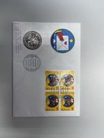 Numisbrief 150 Jahre Post mit 20 Fr Gedenkmünze 1999