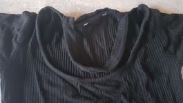 T-shirt - haut court noir taille S