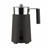 ALESSI Milchschäumer PLISSÉ schwarz Cappuccino Maker