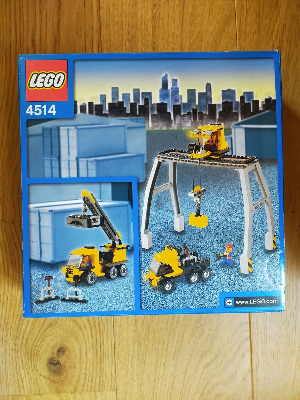 Lego Giocattoli: Lego 4514 Cargo Crane Train – Nuovo e nell'imballaggio originale da Vallamand venduto da Minifigure 2