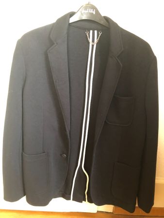 Reserved Herren Blazer Gr. L Dunkelblau/Schwarz Modern Fit