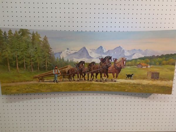 Tableaux: E.Kurti "Langholz Sommer" Oelgemälde – D'occasion à Zürich par Galerie-Kunst