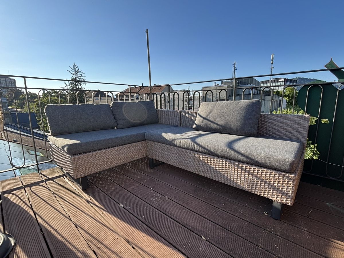 Divani: Rattan Lounge zu verkaufen – Usato da Bern venduto da maetzifaetzi