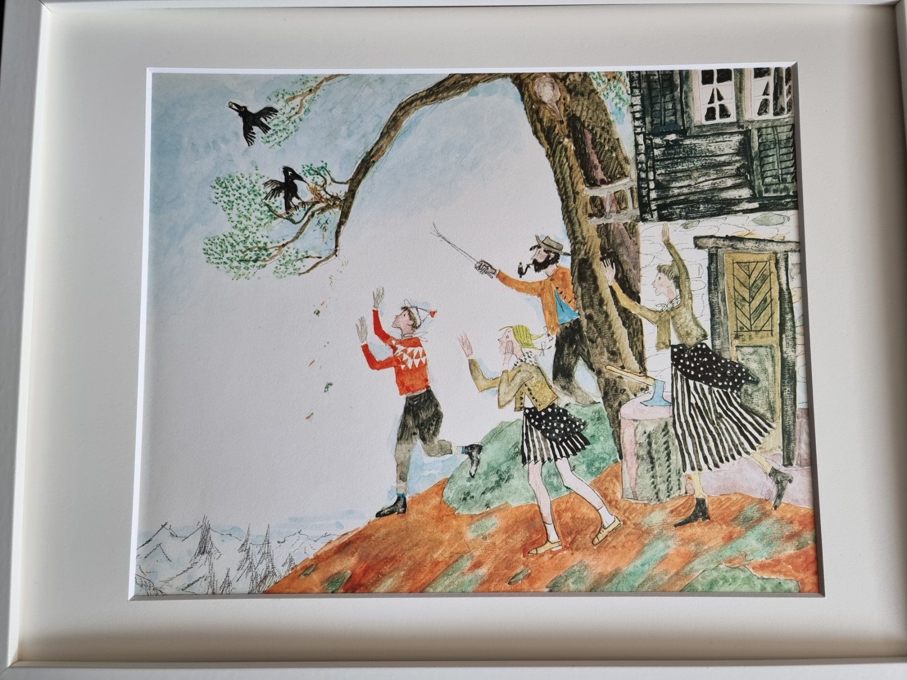 Poster & Bilder: ALOIS CARIGIET MIT RAHMEN – Gebraucht aus Gersau von grafik-kunst 1